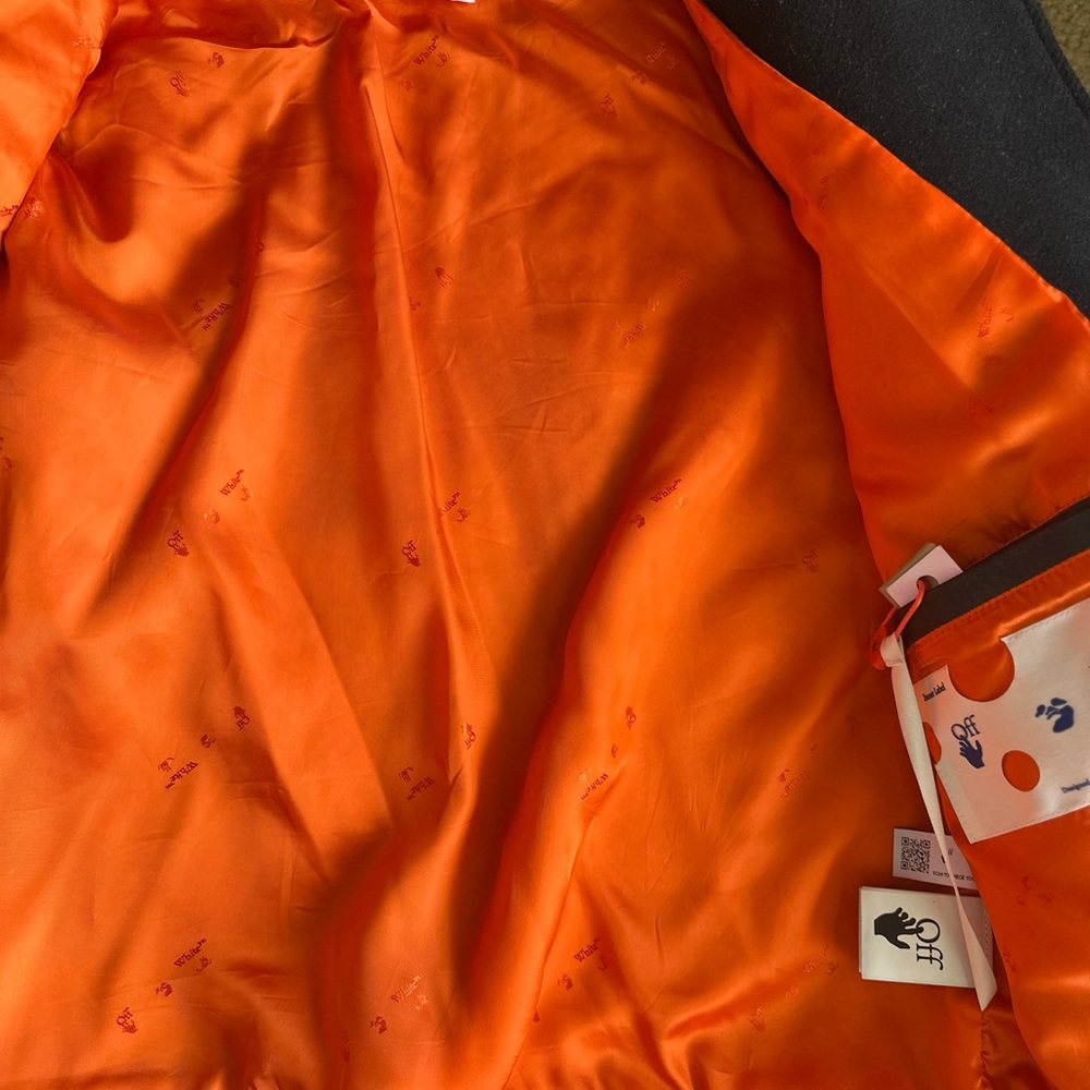 Off-White Patchwork Varsity Letterman Jacket - image 7